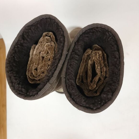 UGG Australia Women’s Classic Tall Boots Brown Suede Sheepskin Winter Size 8W - Picture 9 of 12